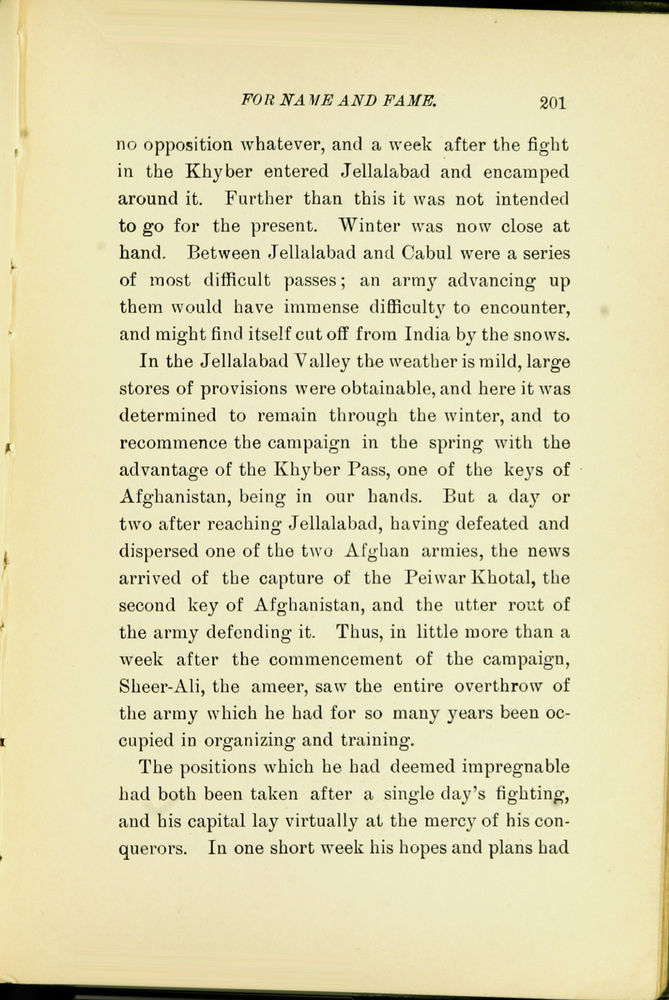 Scan 0217 of For name and fame, or, Through the Afghan passes
