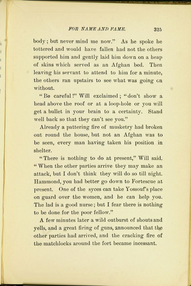Scan 0349 of For name and fame, or, Through the Afghan passes