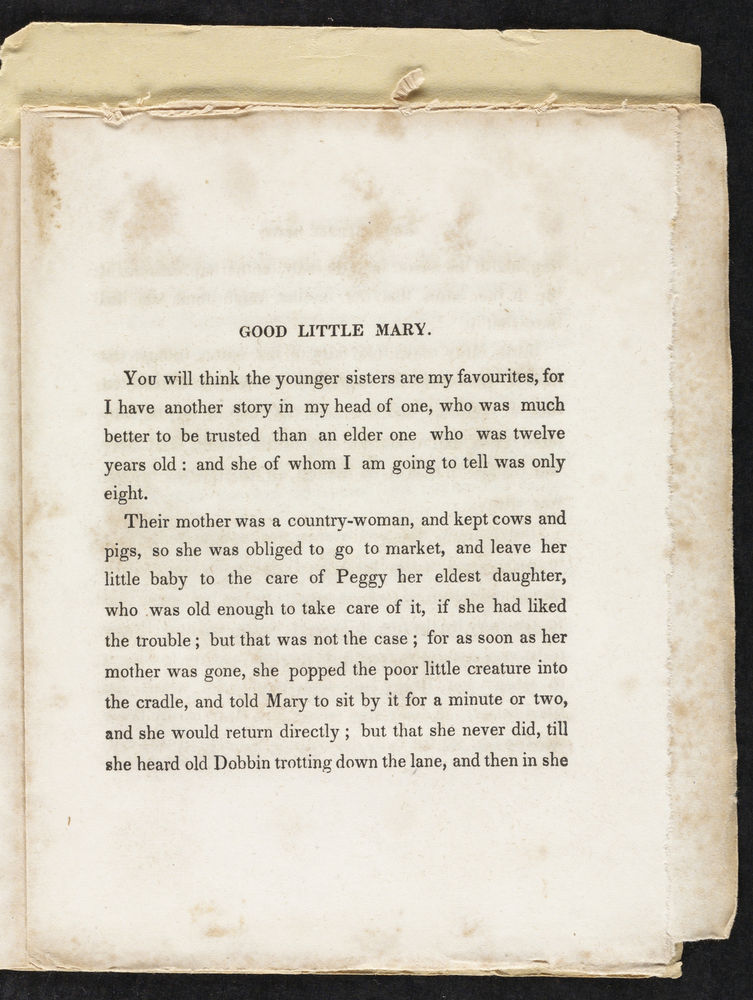 Scan 0007 of Good little Mary, noisy Cecilia, &c., &c.