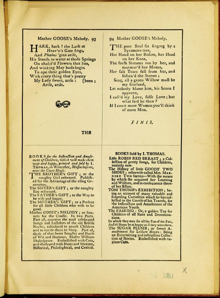 Scan 0081 of The original Mother Goose