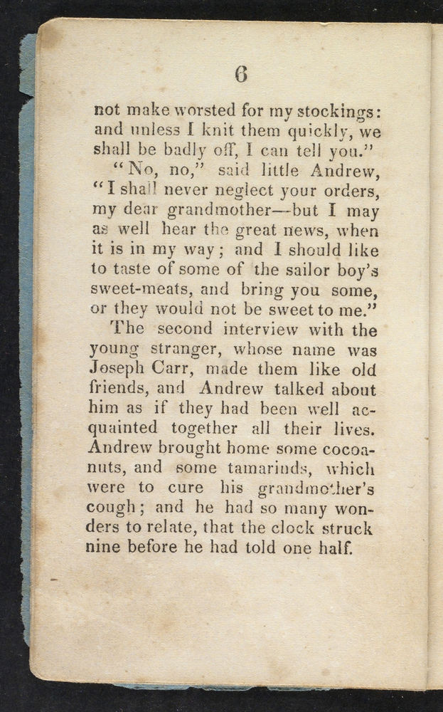 Scan 0008 of The sailor boy, or, The first and last voyage of little Andrew