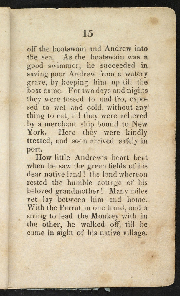 Scan 0017 of The sailor boy, or, The first and last voyage of little Andrew