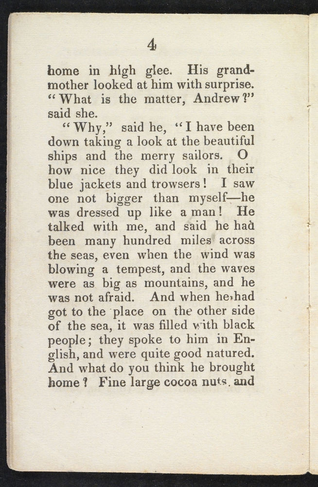 Scan 0006 of The sailor boy, or, The first and last voyage of little Andrew