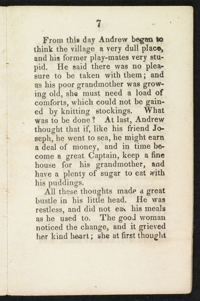 Scan 0009 of The sailor boy, or, The first and last voyage of little Andrew