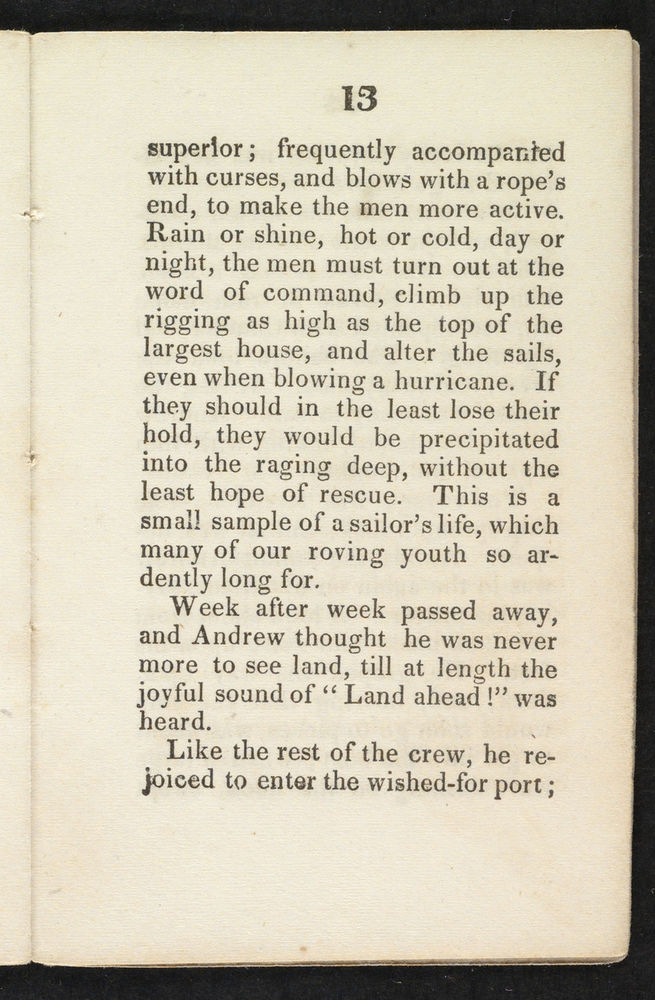 Scan 0015 of The sailor boy, or, The first and last voyage of little Andrew