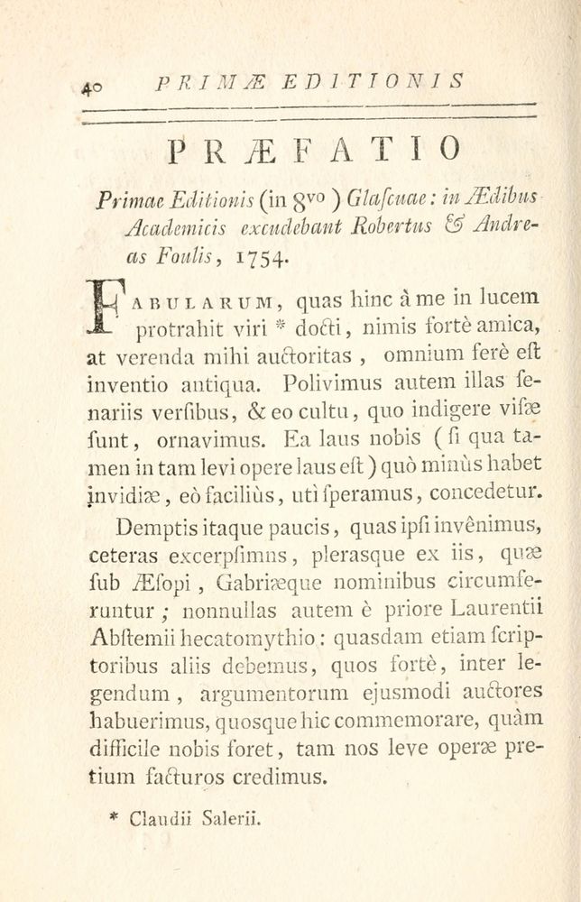 Scan 0048 of Fabulae Aesopiae curis posterioribus omnes fere, emendatae