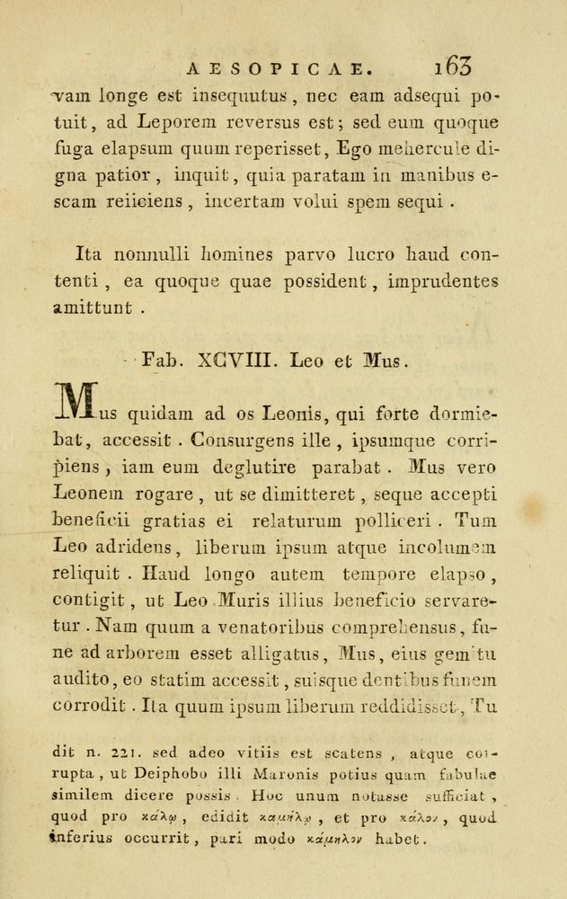 Scan 0209 of Fabvlae aesopicae qvales ante Planvdem ferebantvr ex vetvsto cod