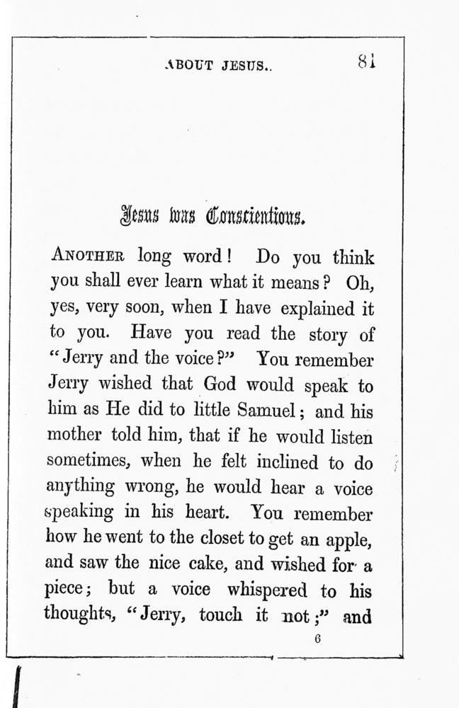 Scan 0085 of Sabbath talks about Jesus