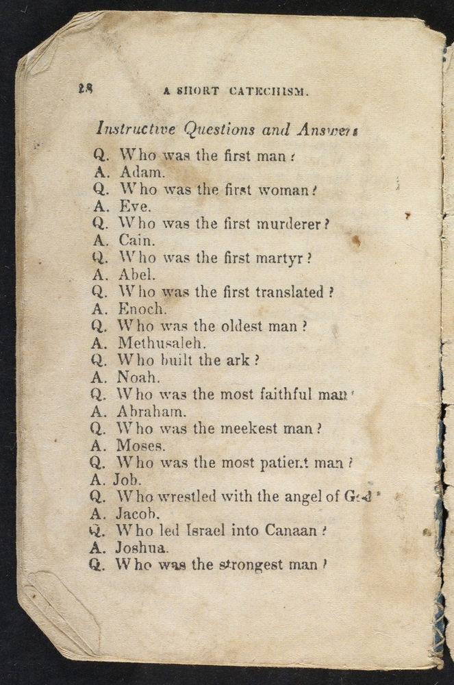 Scan 0030 of A short catechism for young children