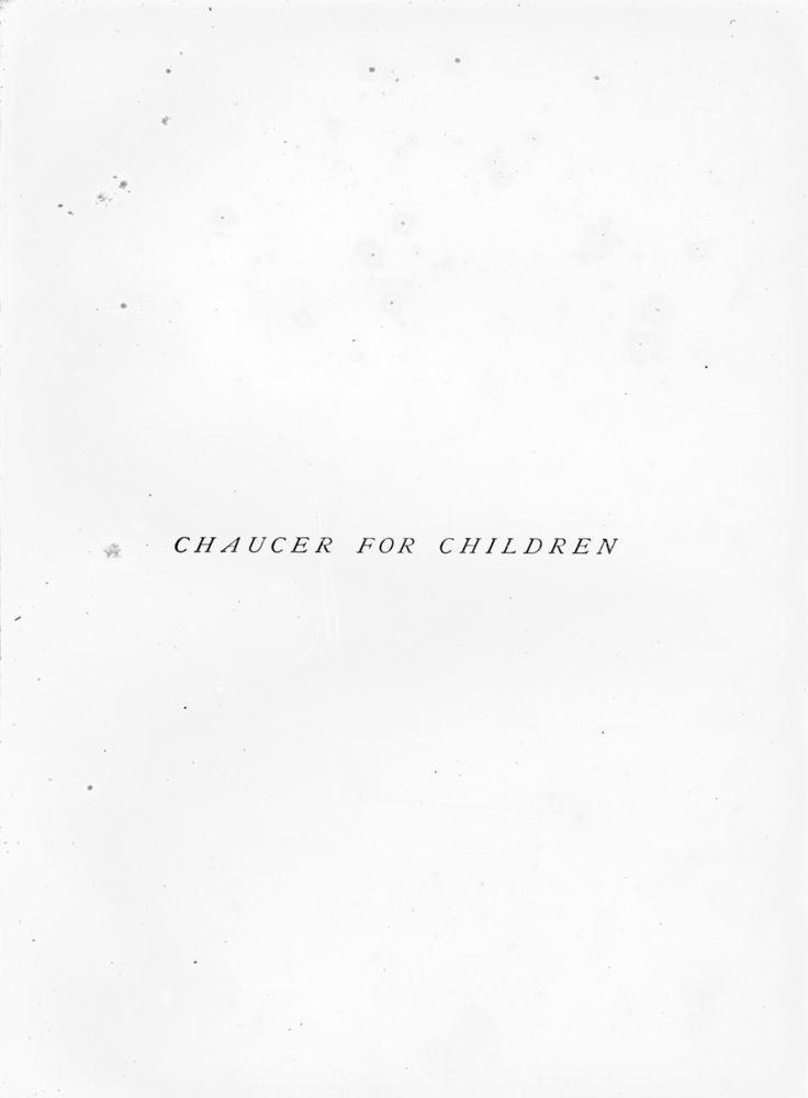 Scan 0004 of Chaucer for children