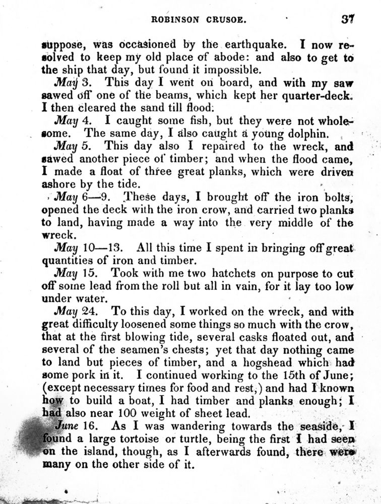 Scan 0039 of Life and surprising adventures of Robinson Crusoe, of York, mariner