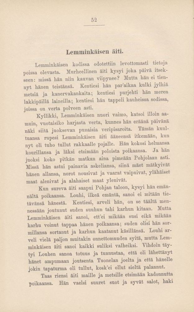 Scan 0056 of Kalevala kerrottuna nuorisolle