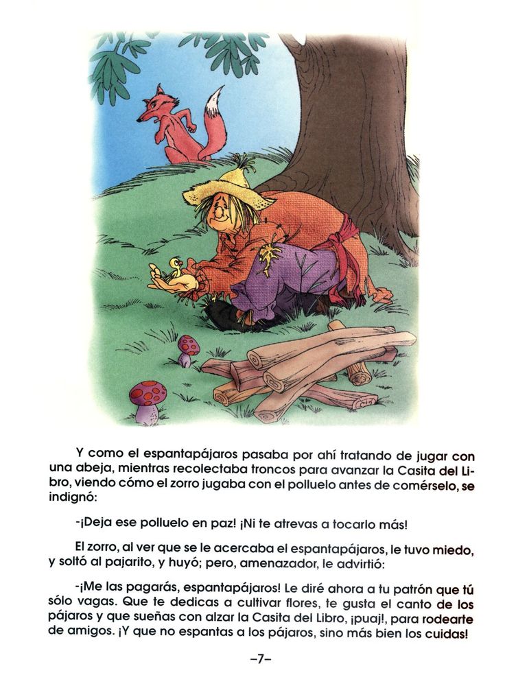 Scan 0009 of El espantapájaros y la casita de libros