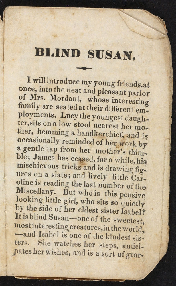 Scan 0005 of Blind Susan, or, The affectionate family