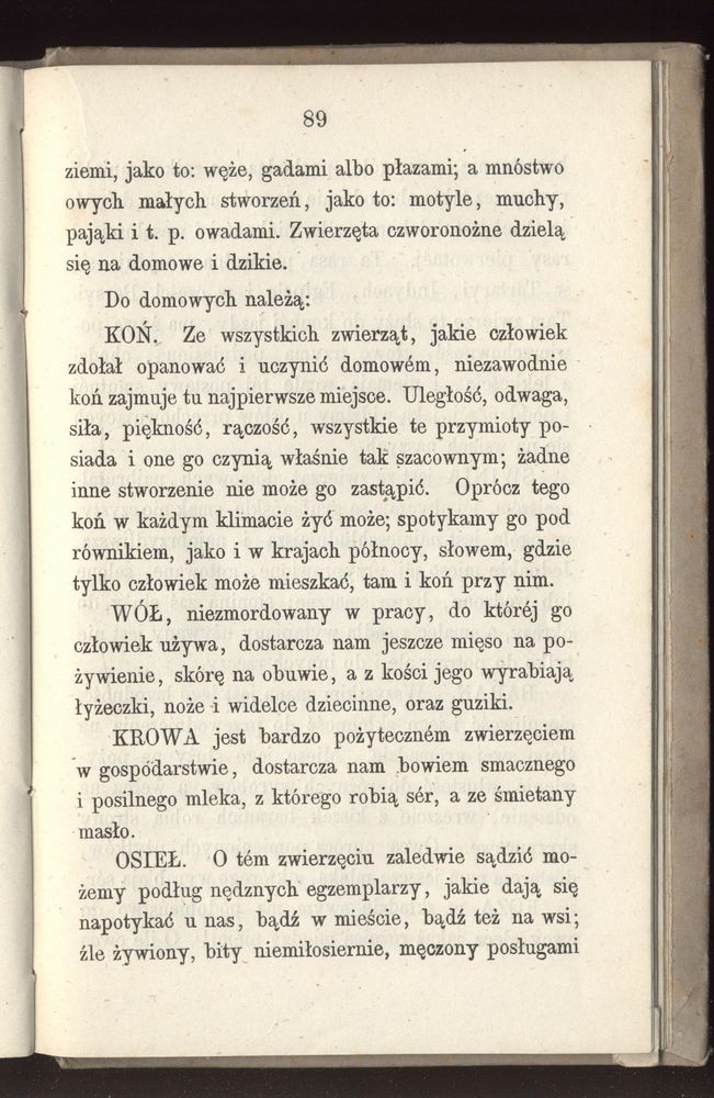 Scan 0161 of Towarzysz pilnych dzieci, czyli Początki czytania i innych wiadomości sposobem łatwym i do pojęcia młodocianego wieku zastosowanym 