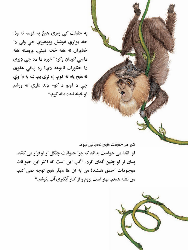 Scan 0014 of شیری که چهرۀ خودرا در آب دید