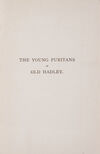 Thumbnail 0005 of The young Puritans of Old Hadley