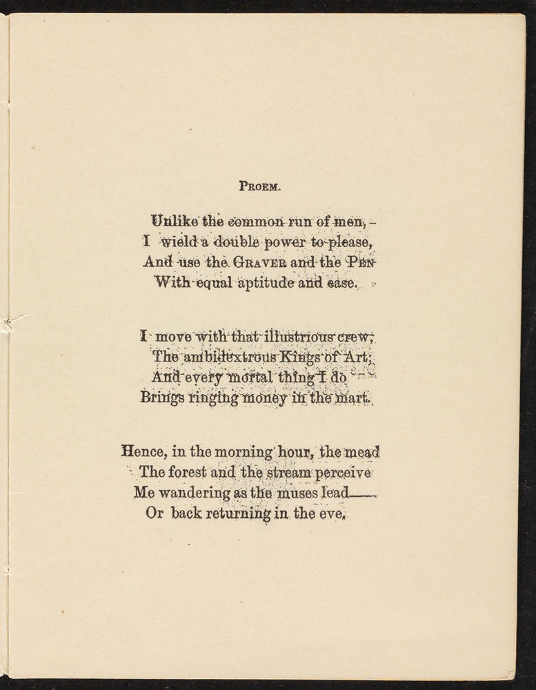 Scan 0005 of The graver & the pen, or, Scenes from nature with appropriate verses