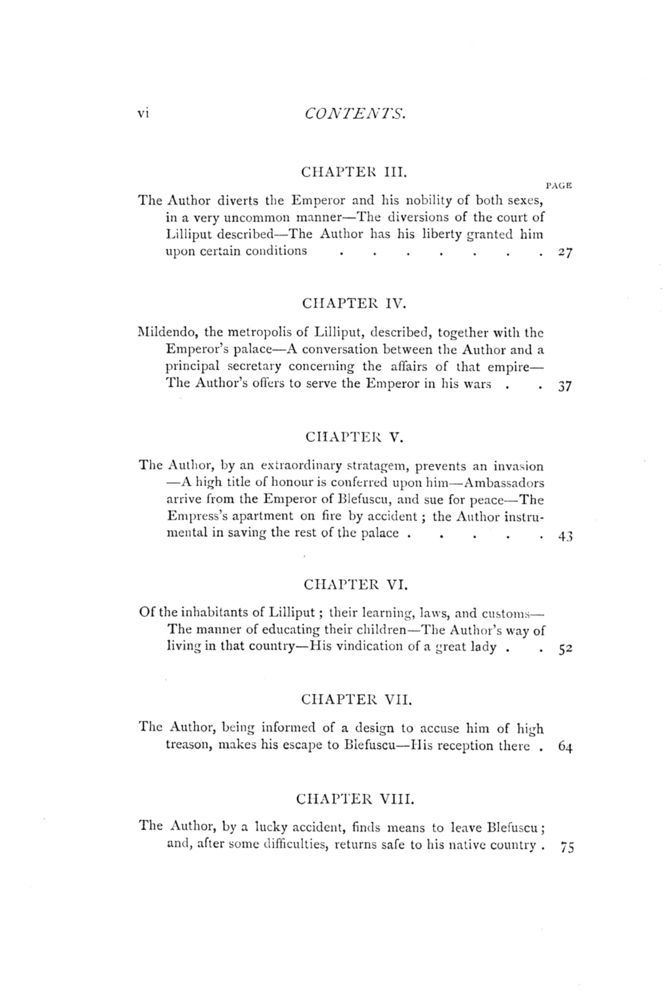 Scan 0008 of Travels into several remote nations of the world by Lemuel Gulliver, first a surgeon and then a captain of several ships, in four parts ..