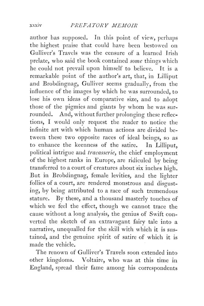 Scan 0036 of Travels into several remote nations of the world by Lemuel Gulliver, first a surgeon and then a captain of several ships, in four parts ..