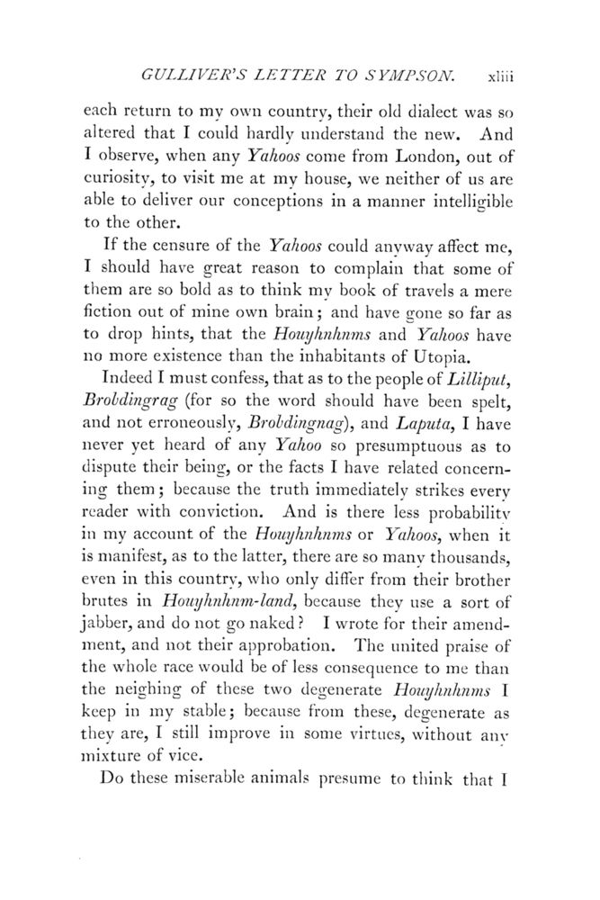 Scan 0045 of Travels into several remote nations of the world by Lemuel Gulliver, first a surgeon and then a captain of several ships, in four parts ..