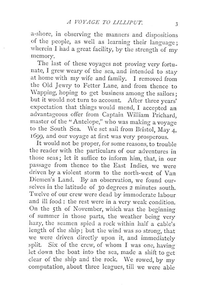 Scan 0049 of Travels into several remote nations of the world by Lemuel Gulliver, first a surgeon and then a captain of several ships, in four parts ..