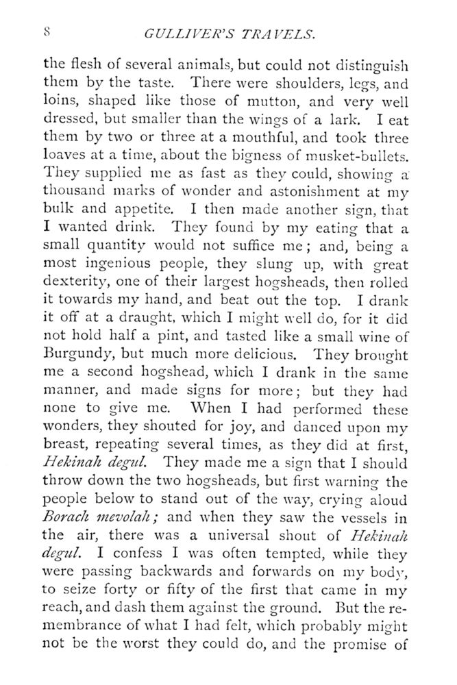 Scan 0054 of Travels into several remote nations of the world by Lemuel Gulliver, first a surgeon and then a captain of several ships, in four parts ..