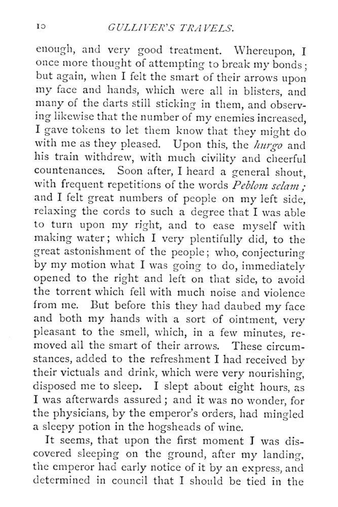 Scan 0056 of Travels into several remote nations of the world by Lemuel Gulliver, first a surgeon and then a captain of several ships, in four parts ..