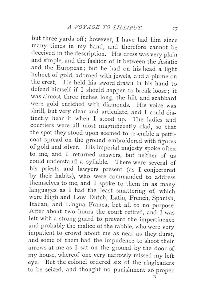 Scan 0063 of Travels into several remote nations of the world by Lemuel Gulliver, first a surgeon and then a captain of several ships, in four parts ..