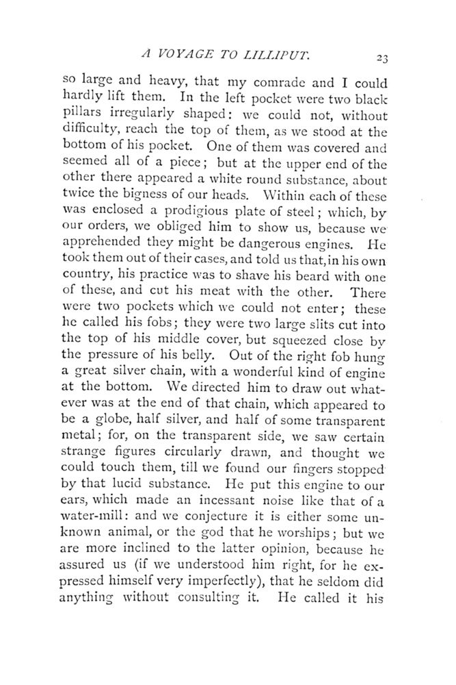 Scan 0069 of Travels into several remote nations of the world by Lemuel Gulliver, first a surgeon and then a captain of several ships, in four parts ..