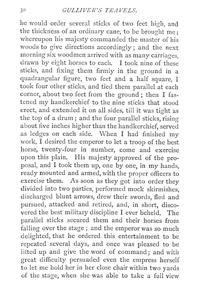 Scan 0076 of Travels into several remote nations of the world by Lemuel Gulliver, first a surgeon and then a captain of several ships, in four parts ..