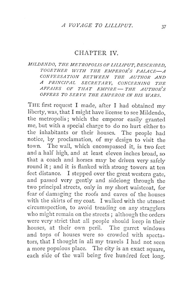 Scan 0083 of Travels into several remote nations of the world by Lemuel Gulliver, first a surgeon and then a captain of several ships, in four parts ..