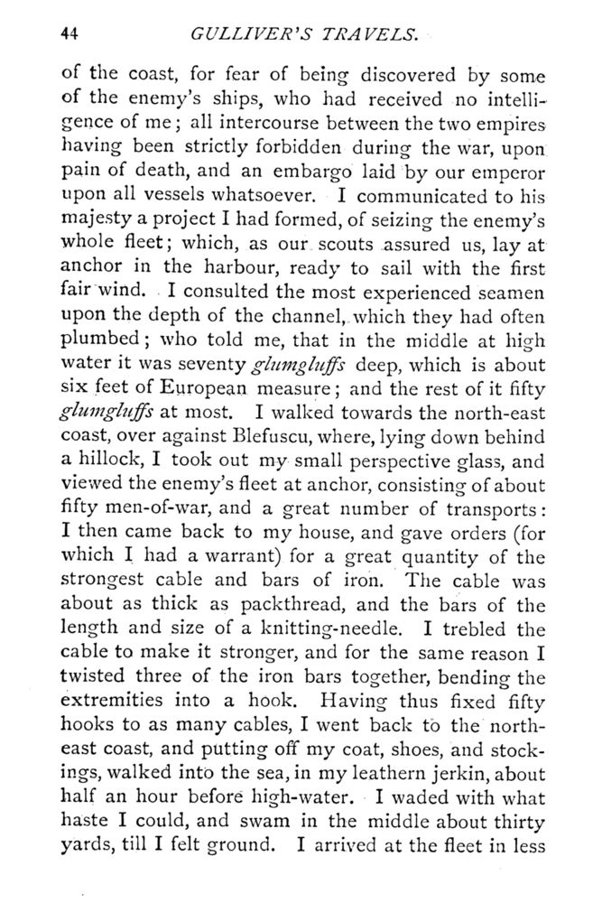 Scan 0090 of Travels into several remote nations of the world by Lemuel Gulliver, first a surgeon and then a captain of several ships, in four parts ..