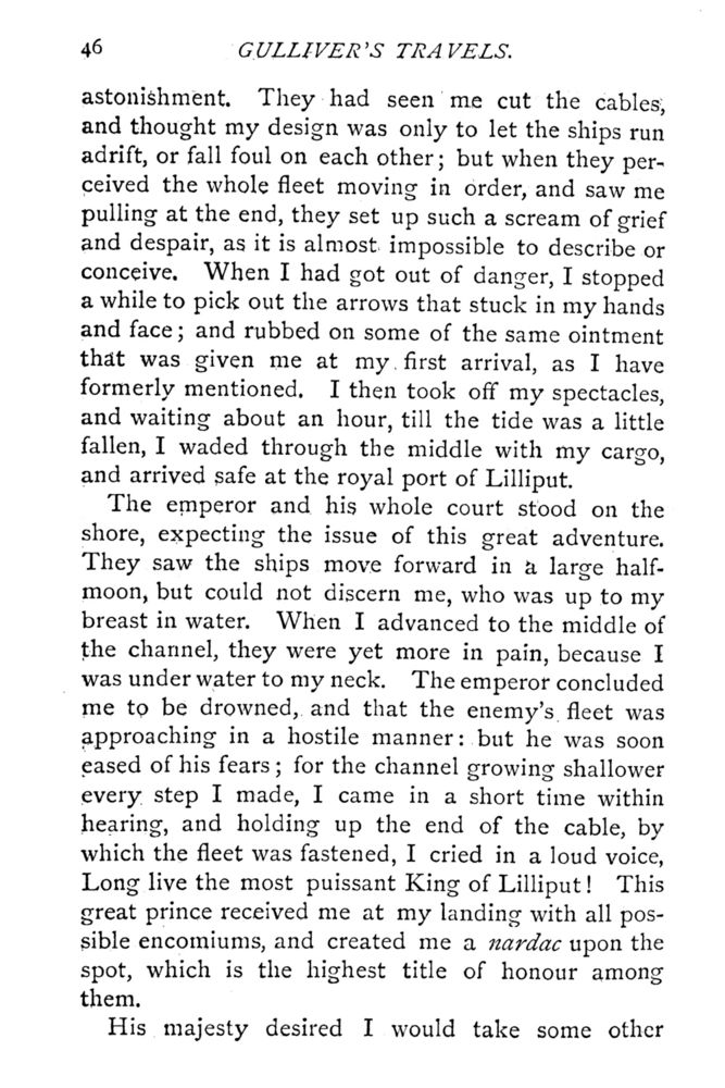 Scan 0092 of Travels into several remote nations of the world by Lemuel Gulliver, first a surgeon and then a captain of several ships, in four parts ..