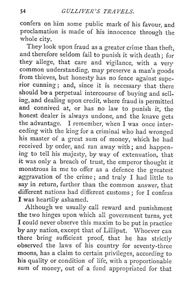 Scan 0101 of Travels into several remote nations of the world by Lemuel Gulliver, first a surgeon and then a captain of several ships, in four parts ..