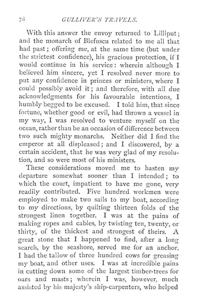 Scan 0125 of Travels into several remote nations of the world by Lemuel Gulliver, first a surgeon and then a captain of several ships, in four parts ..