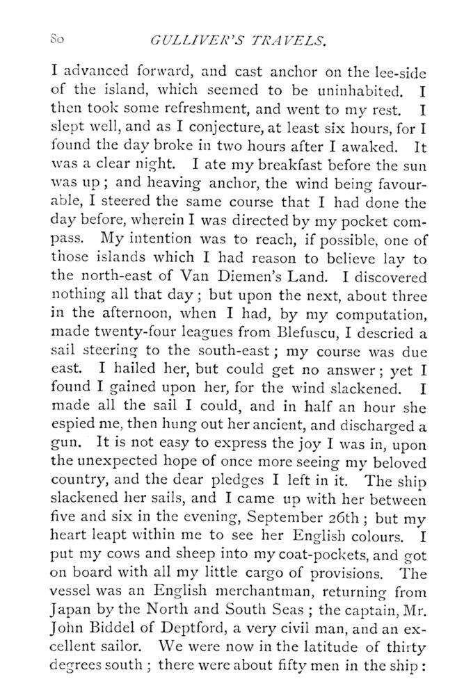 Scan 0127 of Travels into several remote nations of the world by Lemuel Gulliver, first a surgeon and then a captain of several ships, in four parts ..