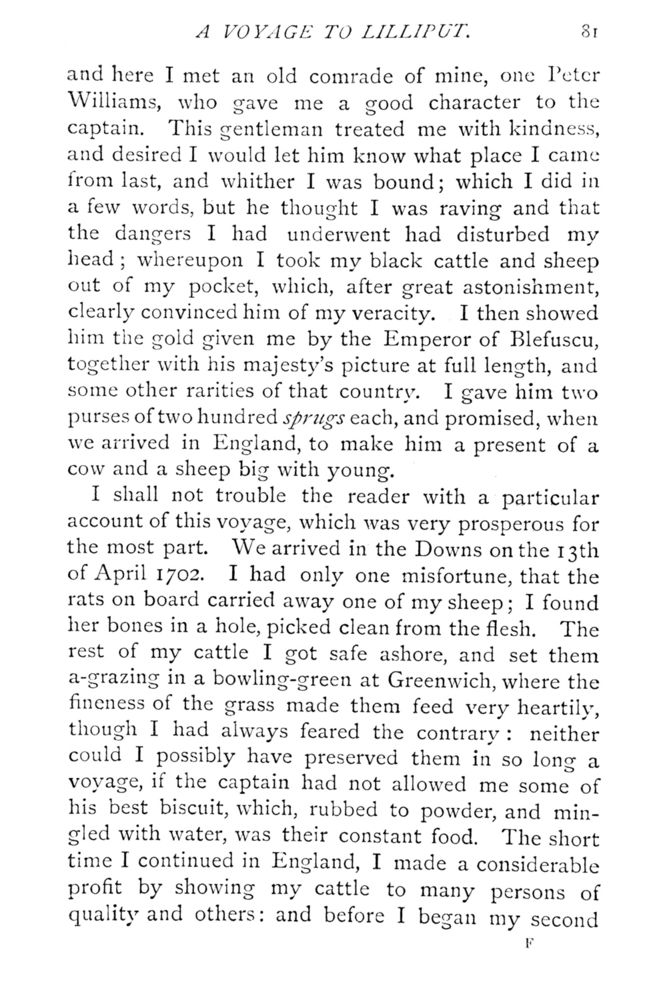 Scan 0128 of Travels into several remote nations of the world by Lemuel Gulliver, first a surgeon and then a captain of several ships, in four parts ..