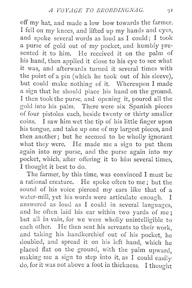 Scan 0138 of Travels into several remote nations of the world by Lemuel Gulliver, first a surgeon and then a captain of several ships, in four parts ..