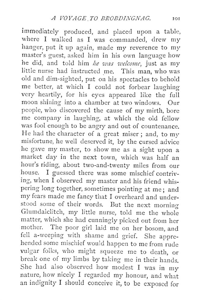 Scan 0148 of Travels into several remote nations of the world by Lemuel Gulliver, first a surgeon and then a captain of several ships, in four parts ..