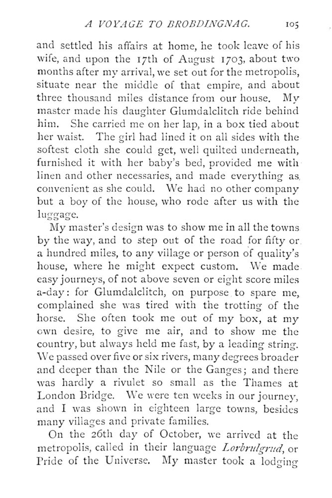 Scan 0153 of Travels into several remote nations of the world by Lemuel Gulliver, first a surgeon and then a captain of several ships, in four parts ..