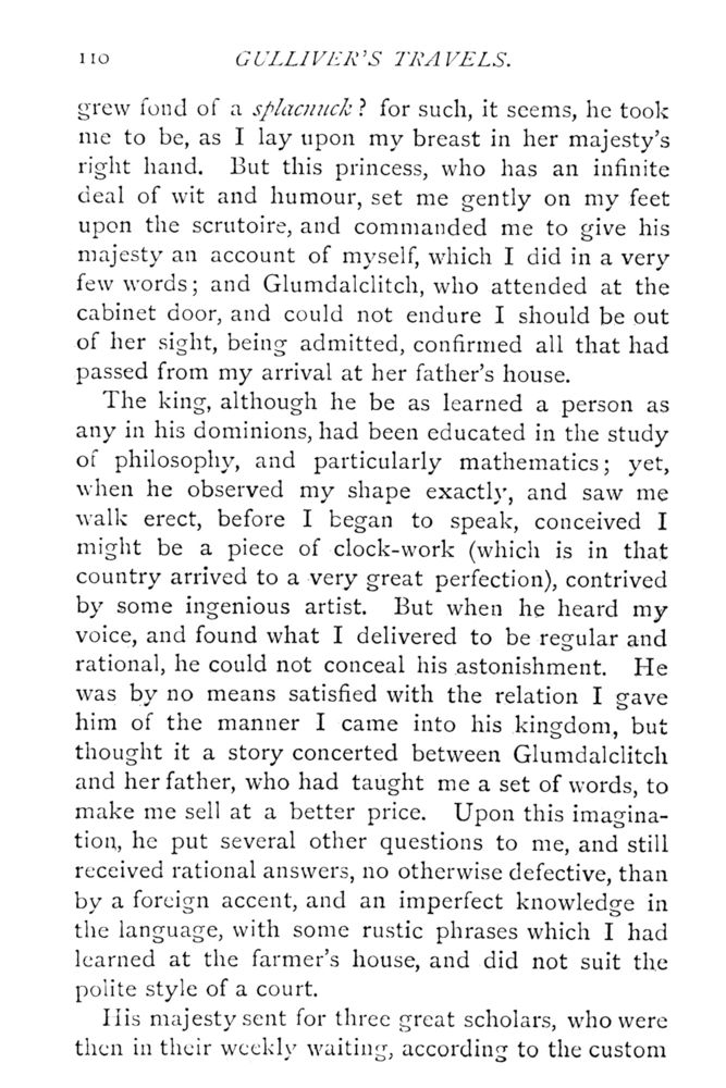 Scan 0158 of Travels into several remote nations of the world by Lemuel Gulliver, first a surgeon and then a captain of several ships, in four parts ..