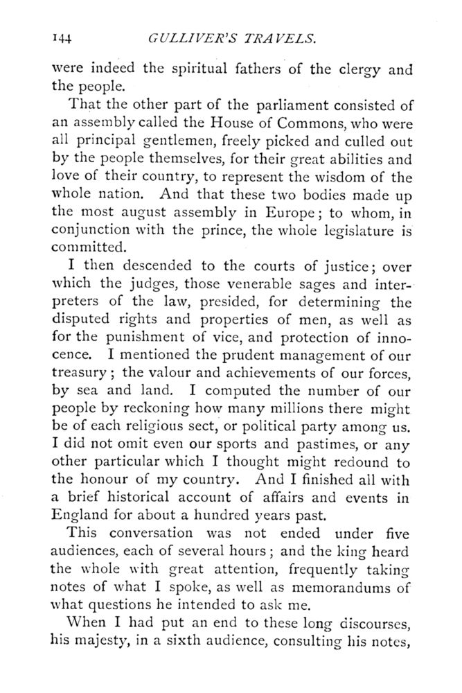 Scan 0192 of Travels into several remote nations of the world by Lemuel Gulliver, first a surgeon and then a captain of several ships, in four parts ..