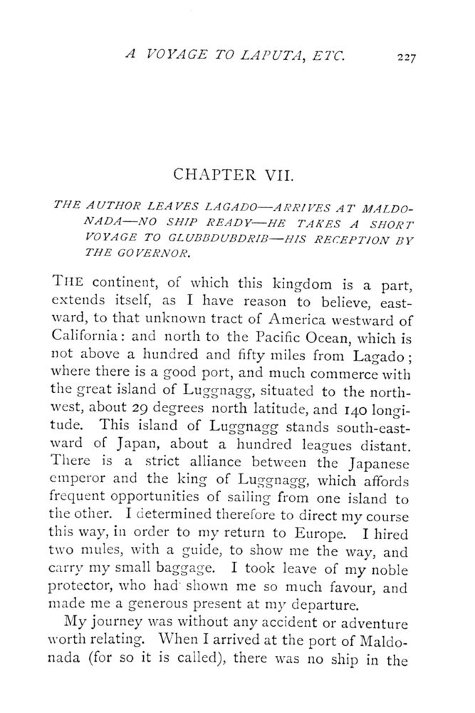 Scan 0276 of Travels into several remote nations of the world by Lemuel Gulliver, first a surgeon and then a captain of several ships, in four parts ..