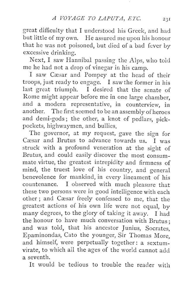 Scan 0281 of Travels into several remote nations of the world by Lemuel Gulliver, first a surgeon and then a captain of several ships, in four parts ..