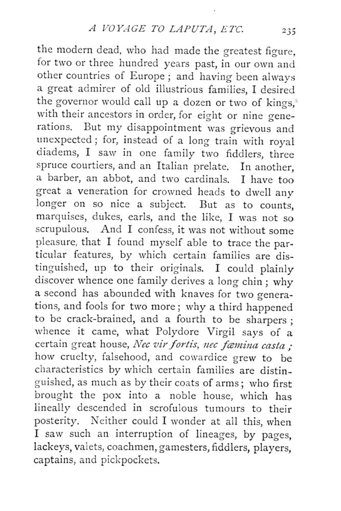 Scan 0285 of Travels into several remote nations of the world by Lemuel Gulliver, first a surgeon and then a captain of several ships, in four parts ..