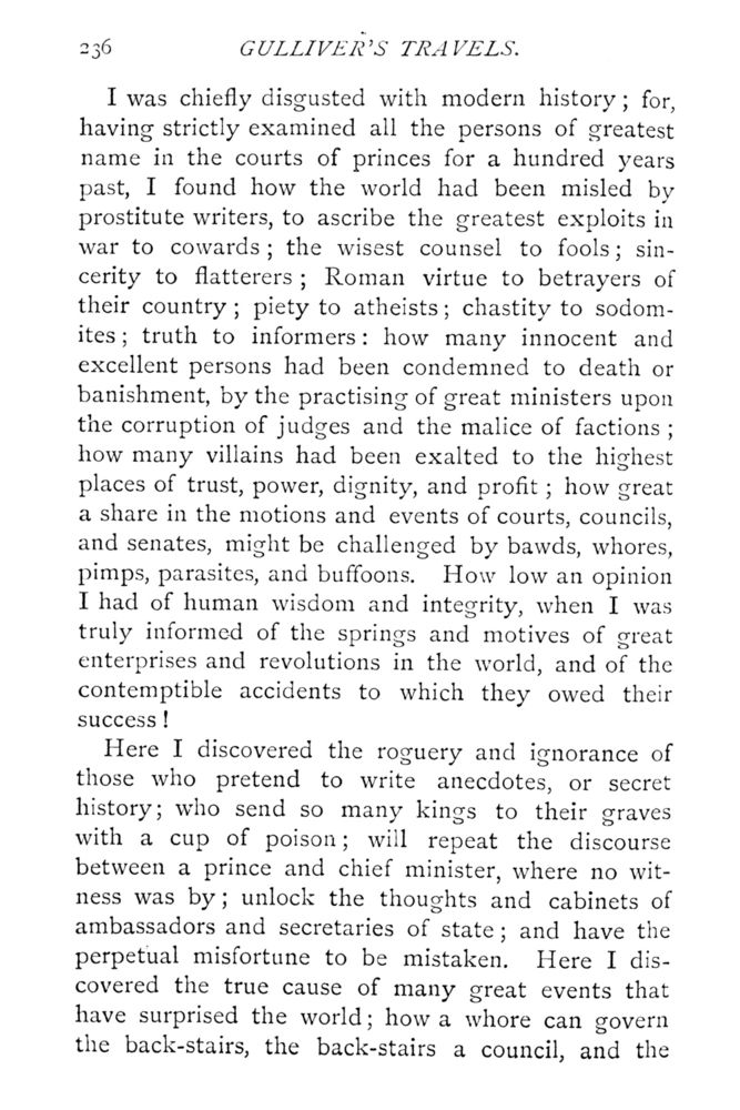 Scan 0286 of Travels into several remote nations of the world by Lemuel Gulliver, first a surgeon and then a captain of several ships, in four parts ..