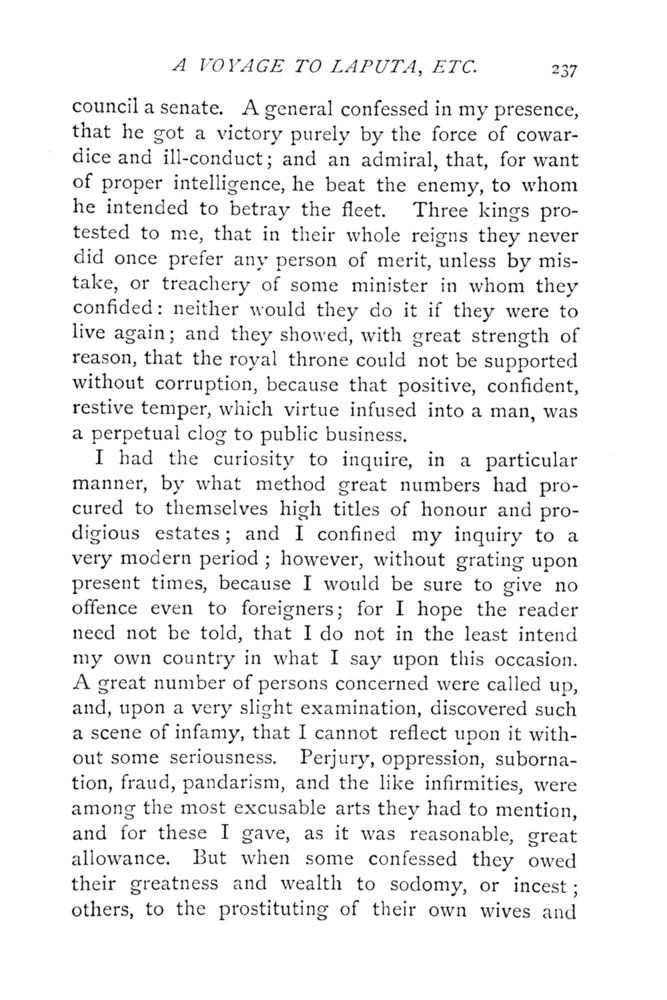 Scan 0287 of Travels into several remote nations of the world by Lemuel Gulliver, first a surgeon and then a captain of several ships, in four parts ..