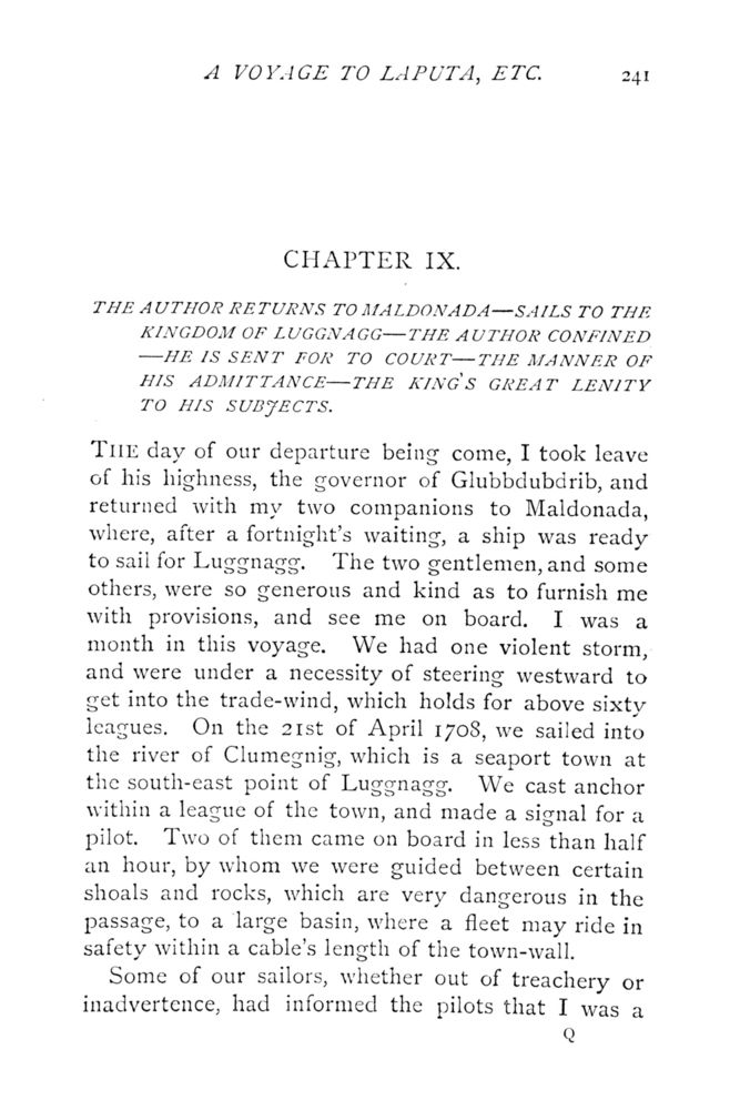 Scan 0291 of Travels into several remote nations of the world by Lemuel Gulliver, first a surgeon and then a captain of several ships, in four parts ..