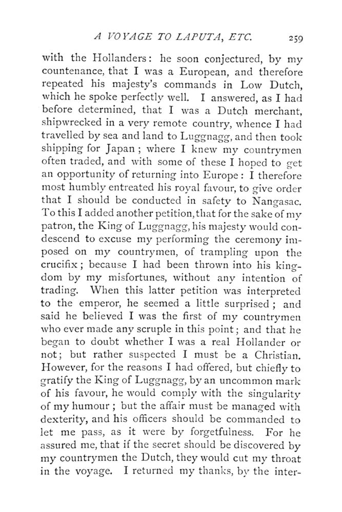 Scan 0309 of Travels into several remote nations of the world by Lemuel Gulliver, first a surgeon and then a captain of several ships, in four parts ..